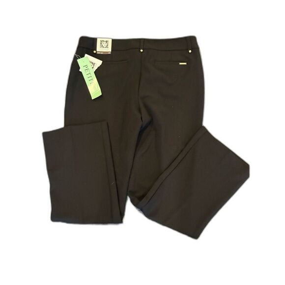 Anne Klein Bootleg Dress Pants Women's Size 10P Black NWT - Picture 9 of 11